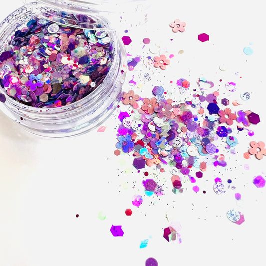 Lilac Bloom Glitter Mix