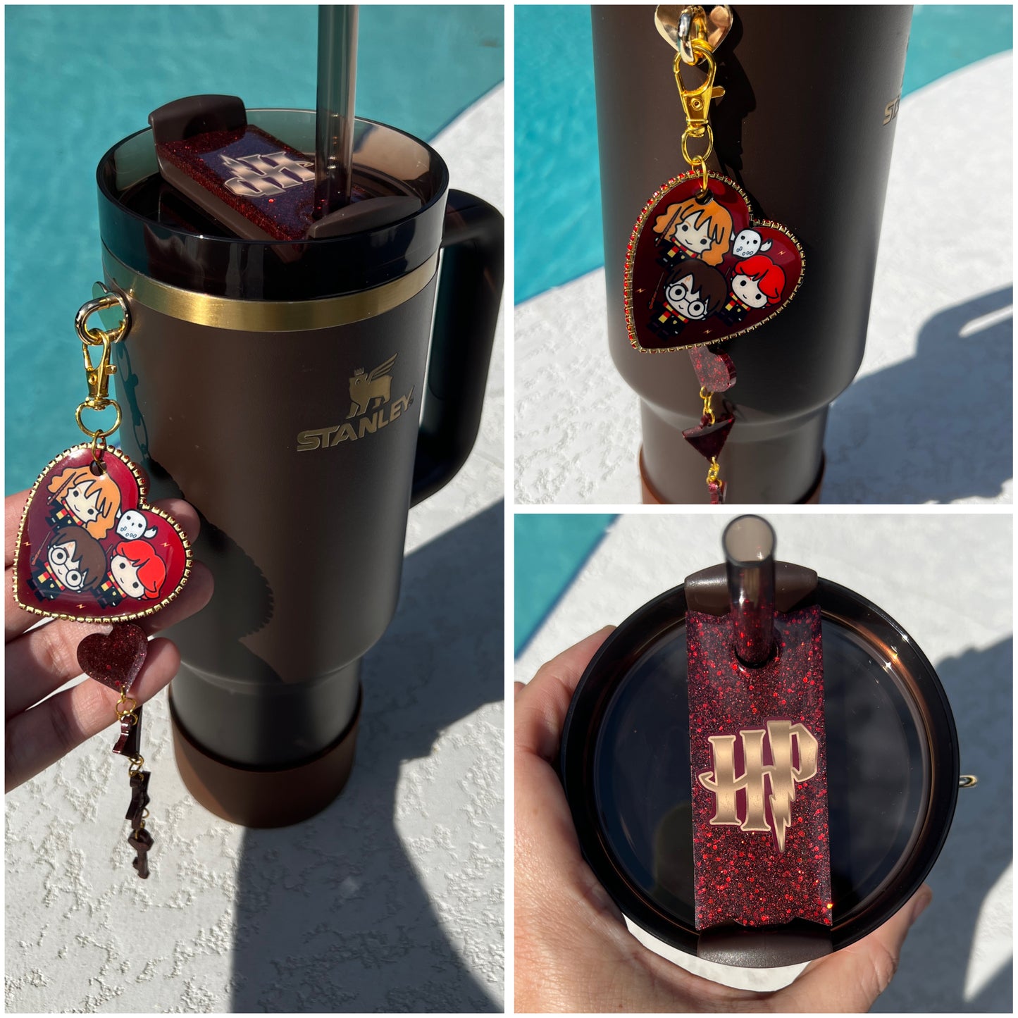 Harry Potter Accessories for Stanley 40oz (Topper & Charms)