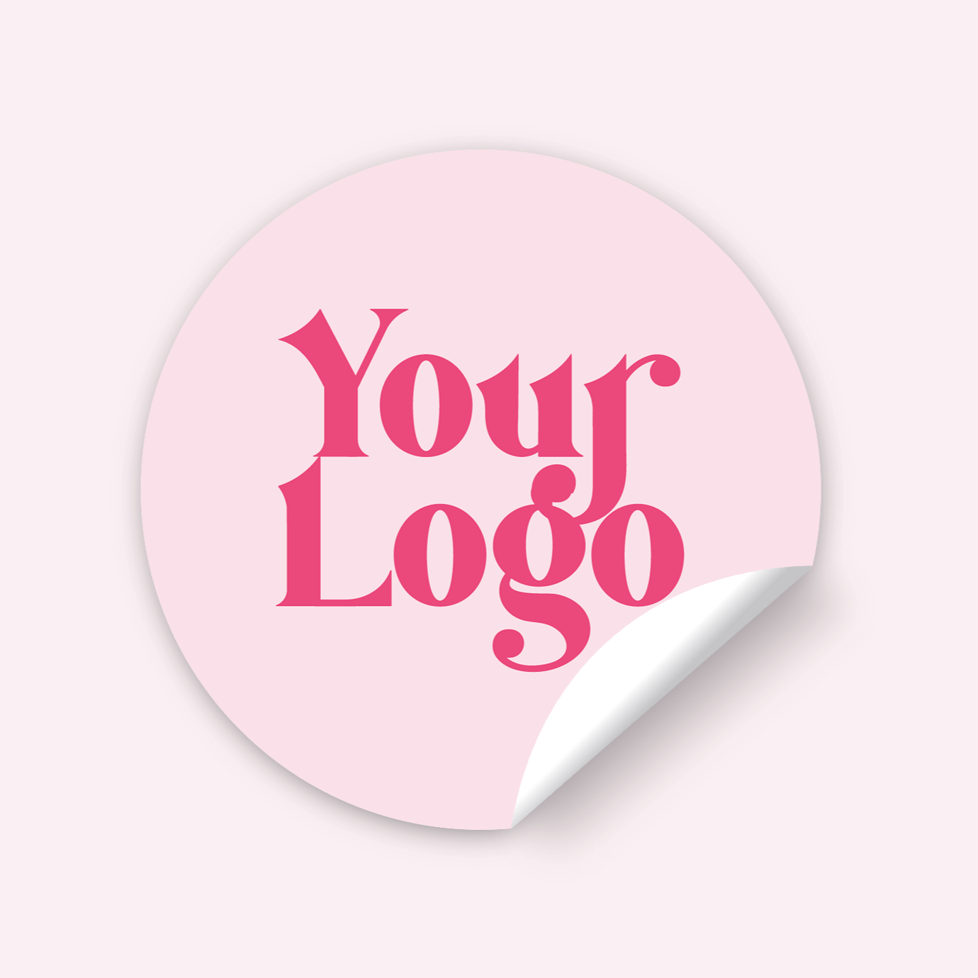 Custom Logo Sticker Label