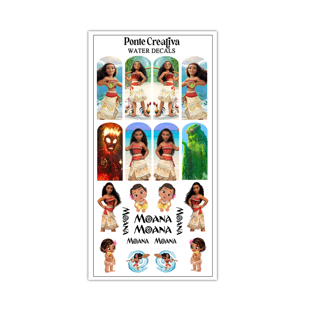 Moana Water Decals