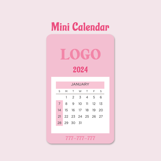 Custom Mini Calendars (12 pcs)