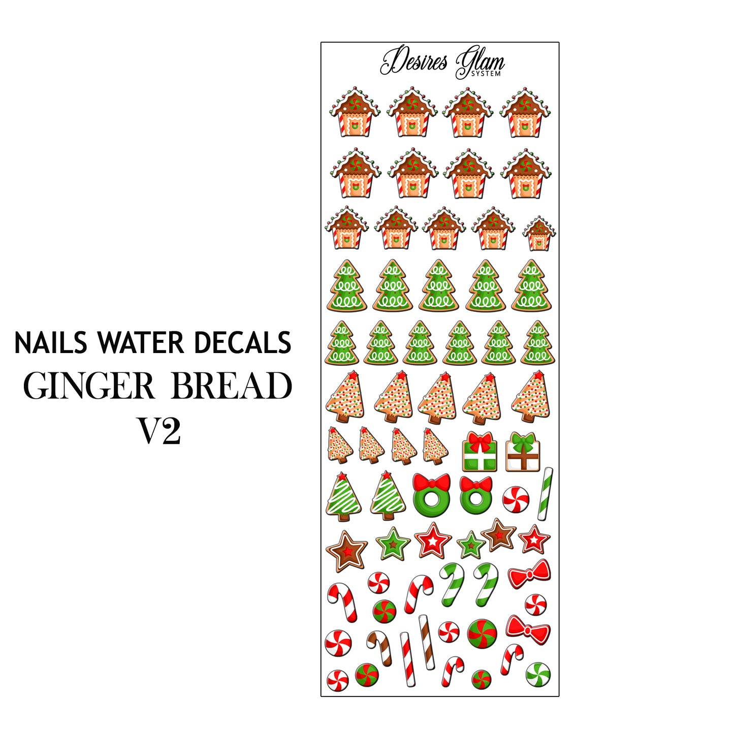 Ginger Cookies v2 Water Decals