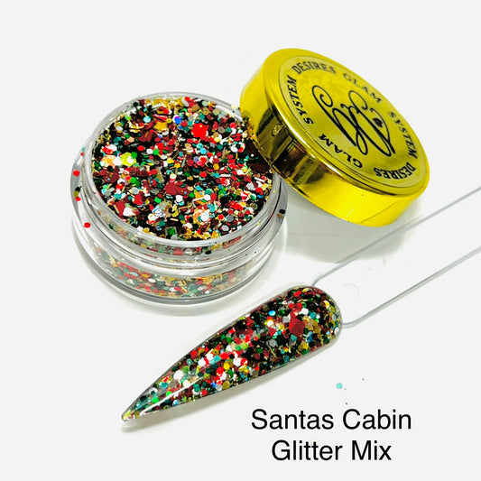 Santas Cabin Glitter Mix
