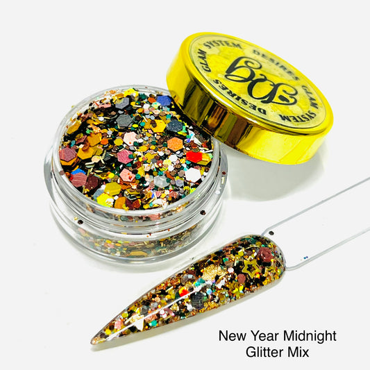 New Year Midnight Glitter Mix