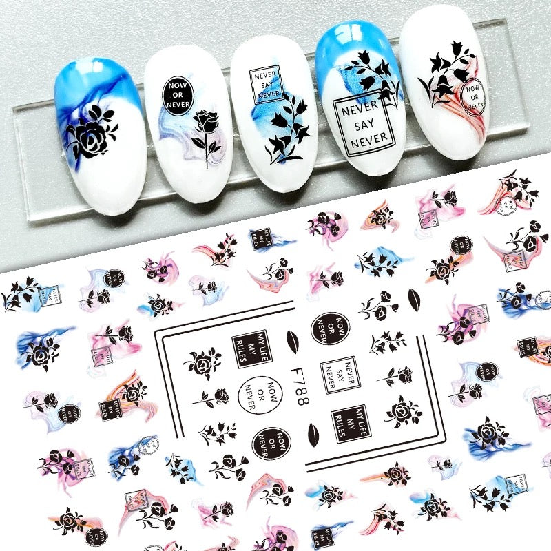 Nails Stickers F788