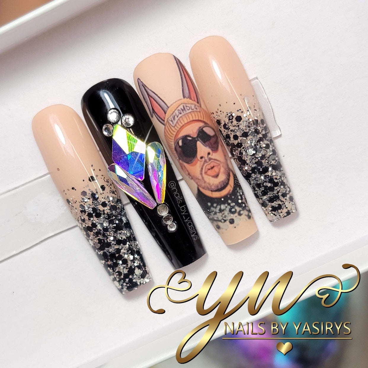 Bad Bunny Water Decals Large