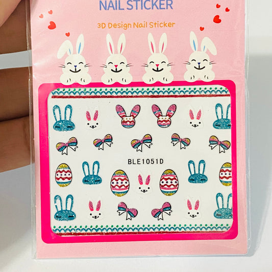Easter Nails Stickers 1051