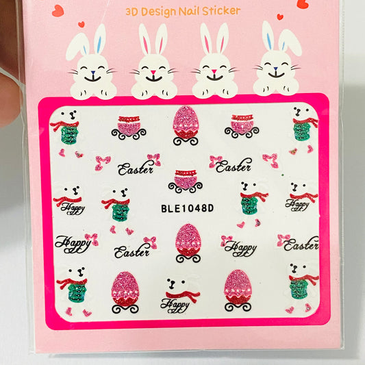 Easter Nails Stickers 1048