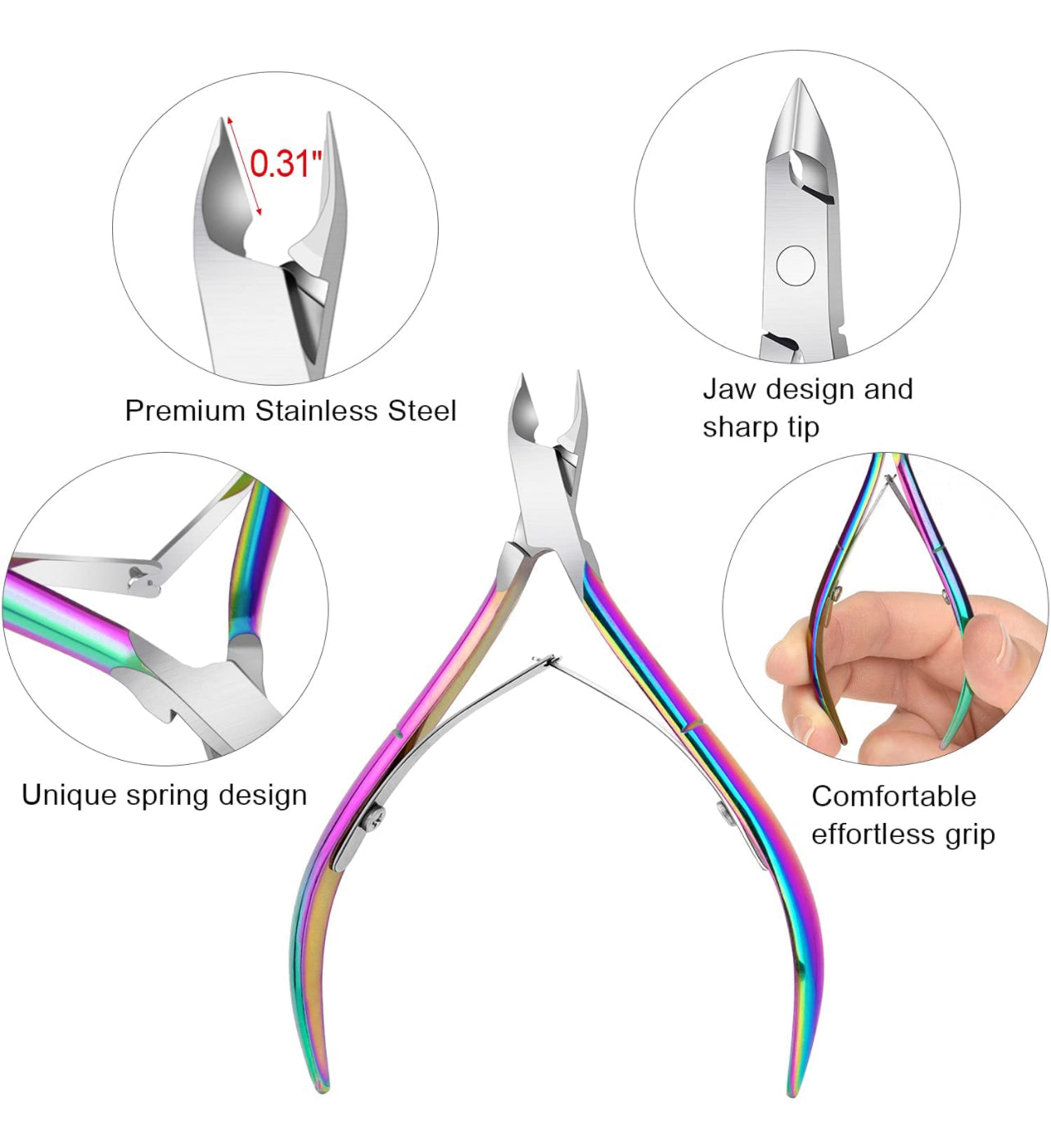 Stainless Steel Nipper Cuticle Cutter
