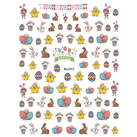 Easter Nails Stickers 493