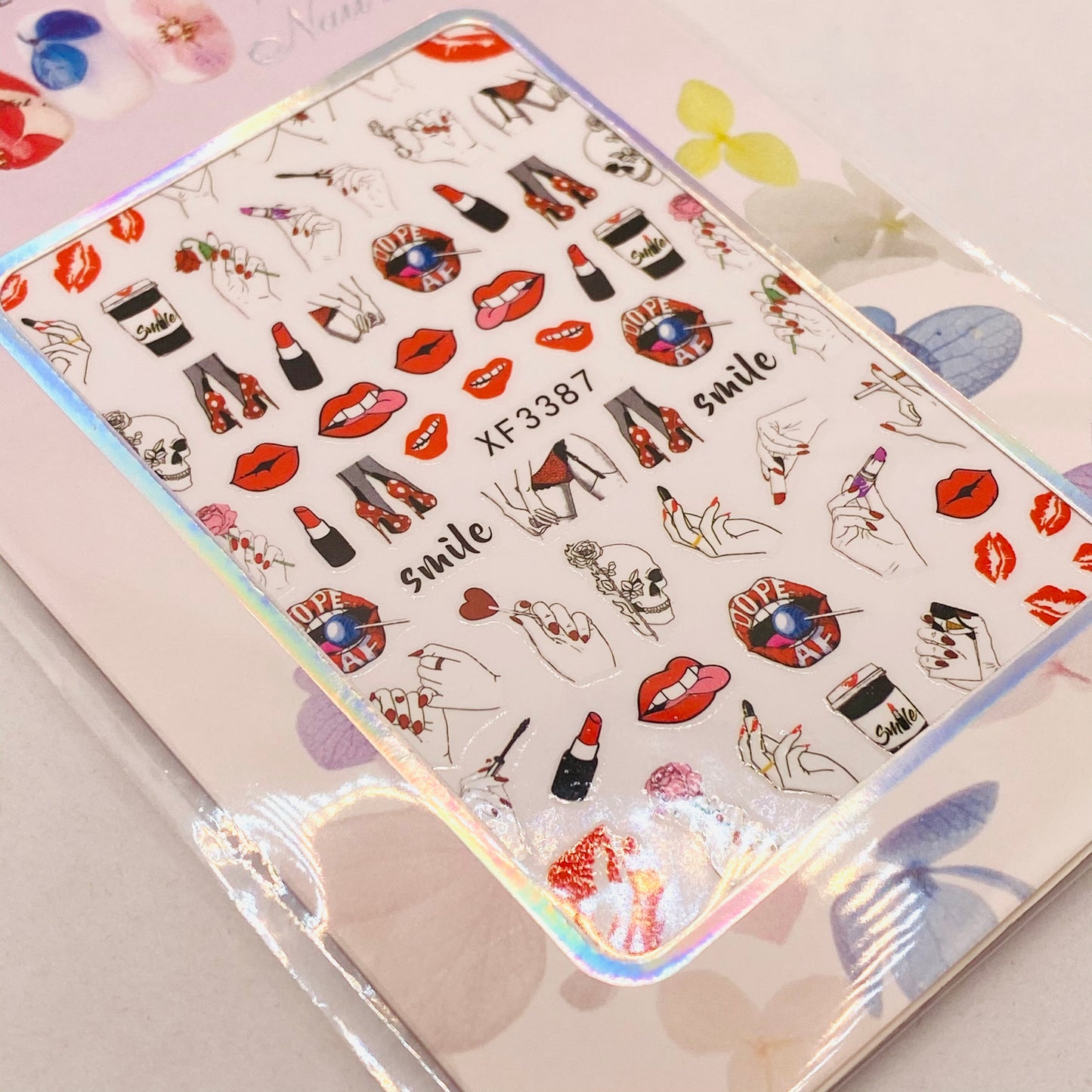Sexy Lips Nails Stickers  87